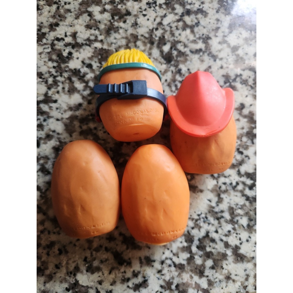Vintage McDonald's McNugget Buddies Figure Lot Of 4 PVC Toys - Picture 4 of 4